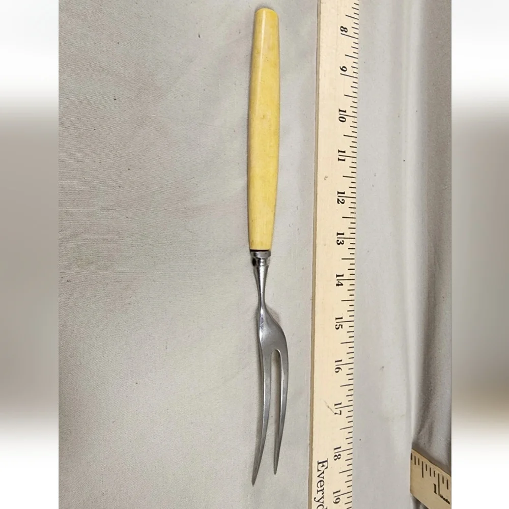 Antique Bone Handle Fork Great Shape No Cracks #2